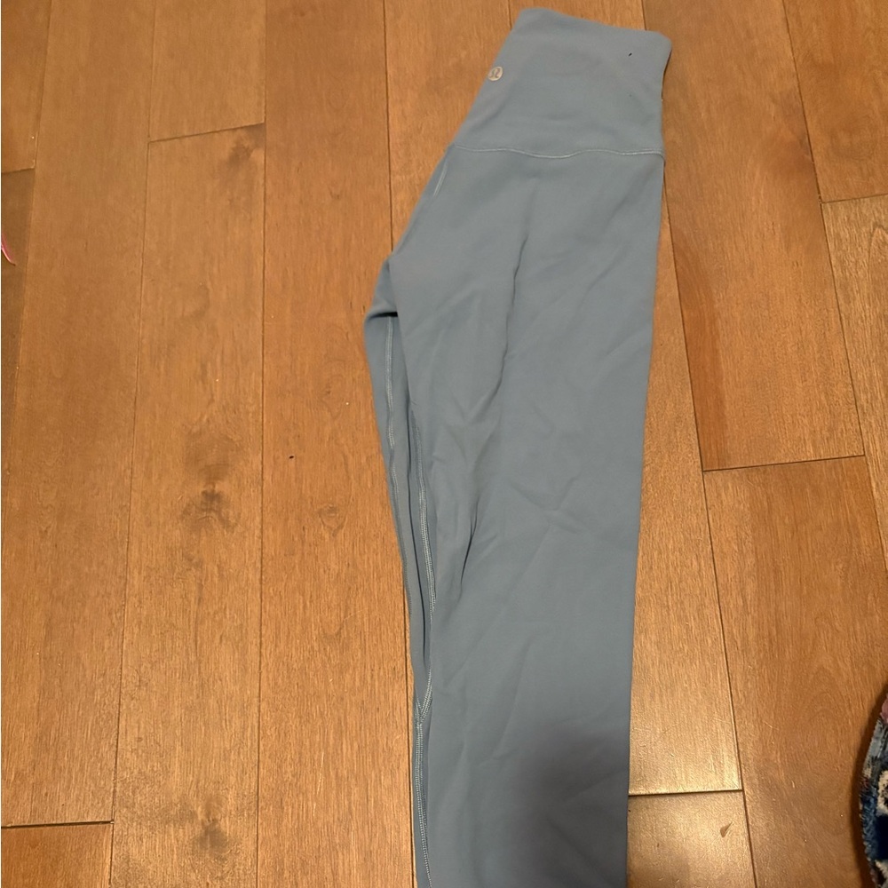 Lululemon Blue High-Waisted Leggings size 4 never worn